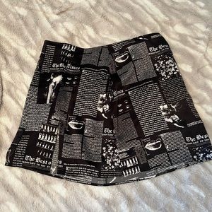 Reformation Margot Skirt Comic Print. Size 12. No Longer sold online.